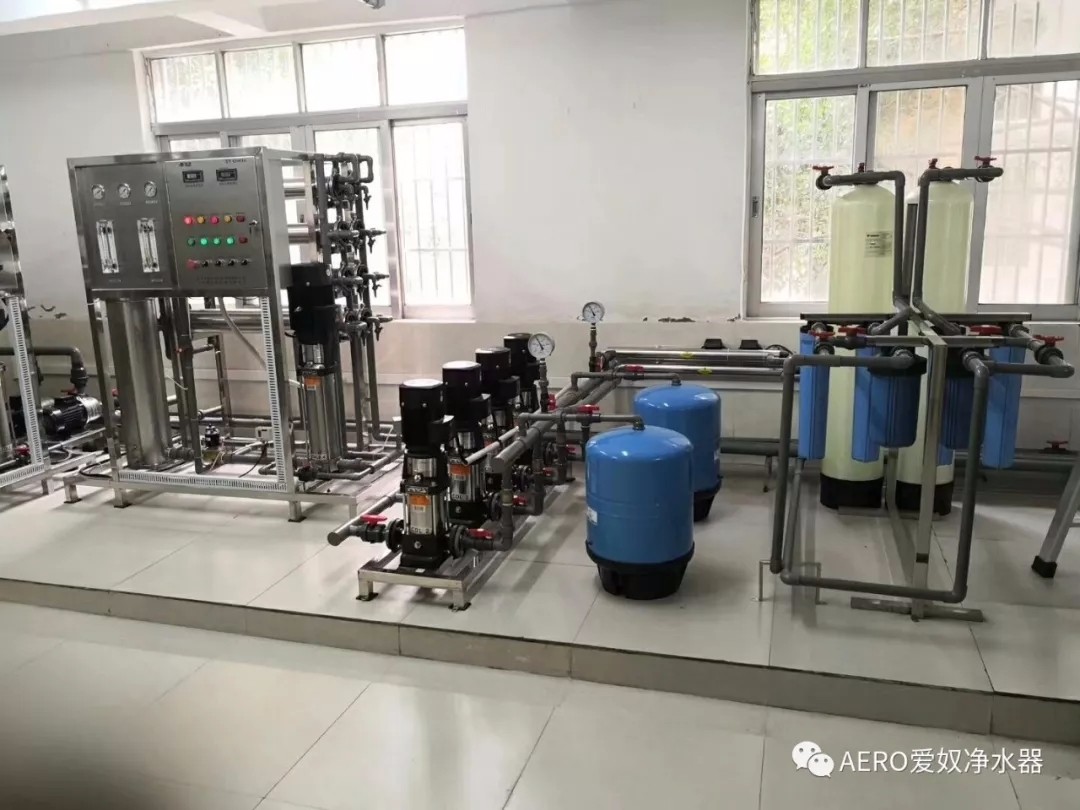 深圳寶安福海交警中隊愛奴凈水設備安裝完畢